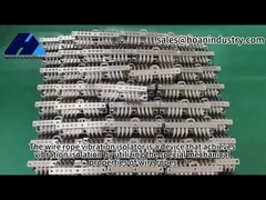 শক্তি শিল্পের জন্য উচ্চ স্থিতিস্থাপকতা সহ তারের দড়ি কম্পন বিচ্ছিন্নকারী JGX-0240 সিরিজ