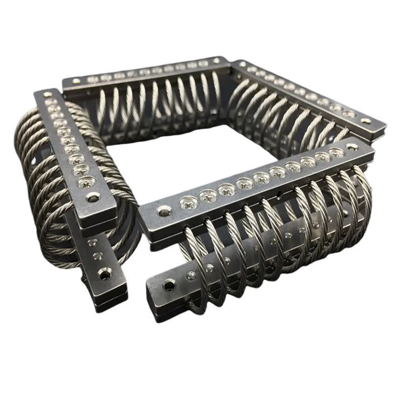 0.5 কেজি ইউএভি ক্যামেরা ড্রোন এমবেডেড ইলেকট্রনিক্স ক্যাবিনেট কম্পন শক কন্ট্রোল JGX-0160D-2.2A স্টেইনলেস স্টীল তারের দড়ি বিচ্ছিন্নকারী