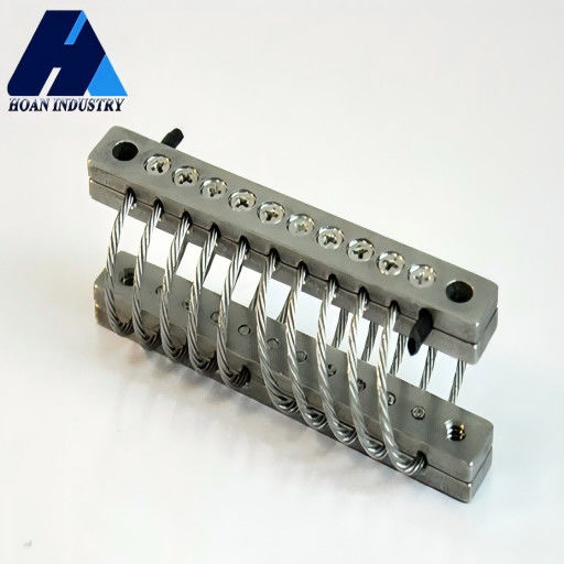 50N/mm অক্ষীয় শক্ততা স্টেইনলেস স্টীল তারের দড়ি কম্পন বিচ্ছিন্নকরণ যথার্থ যন্ত্রপাতি জন্য JGX-0240D-4.5A