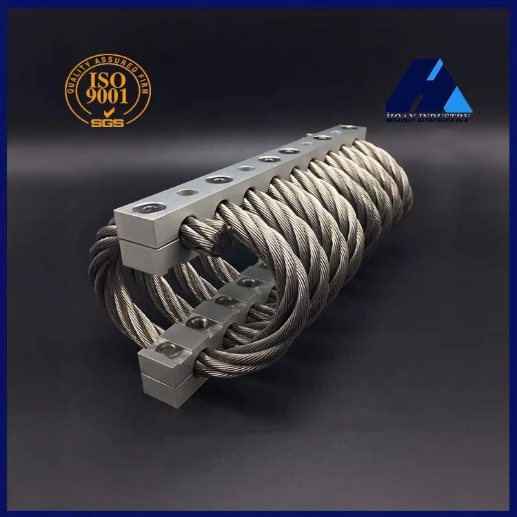 JGX-0480D-61A 61kg সর্বোচ্চ লোড ওয়্যার রোপ ভিব্রেশন আইসোলেটর 244Kn / মিটার কম্পন হ্রাস সহ