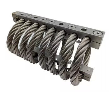 JGX-0480D-61A 61kg সর্বোচ্চ লোড ওয়্যার রোপ ভিব্রেশন আইসোলেটর 244Kn / মিটার কম্পন হ্রাস সহ