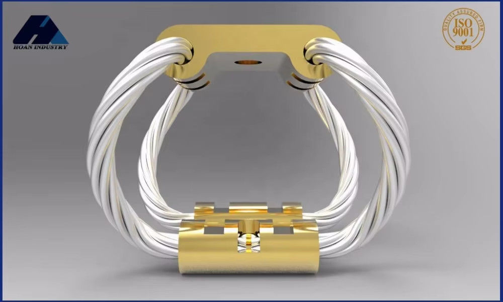 GR5-16A-A স্টিল তারের দড়ি কম্পন নিরোধক, কম-কম্পাঙ্কের কম্পনের জন্য