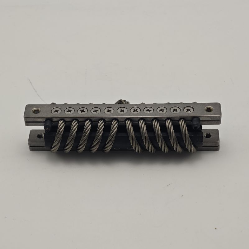 কাস্টমাইজড GX-40AN তারের দড়ি কম্পন নিরোধক, ১১৩মিমি*৪০মিমি আকারের, ৩২.৫±মিমি পুরুত্ব এবং ১০০০℃-১৮০০℃ পরিষেবা তাপমাত্রা