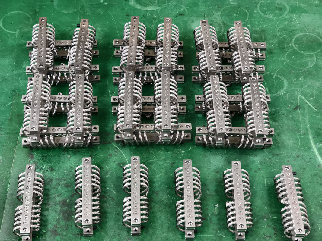 JGX-0958A-43A Steel Wire Rope Vibration Isolator With 304 Stainless Steel Connectors And Fluororubber Sleeves