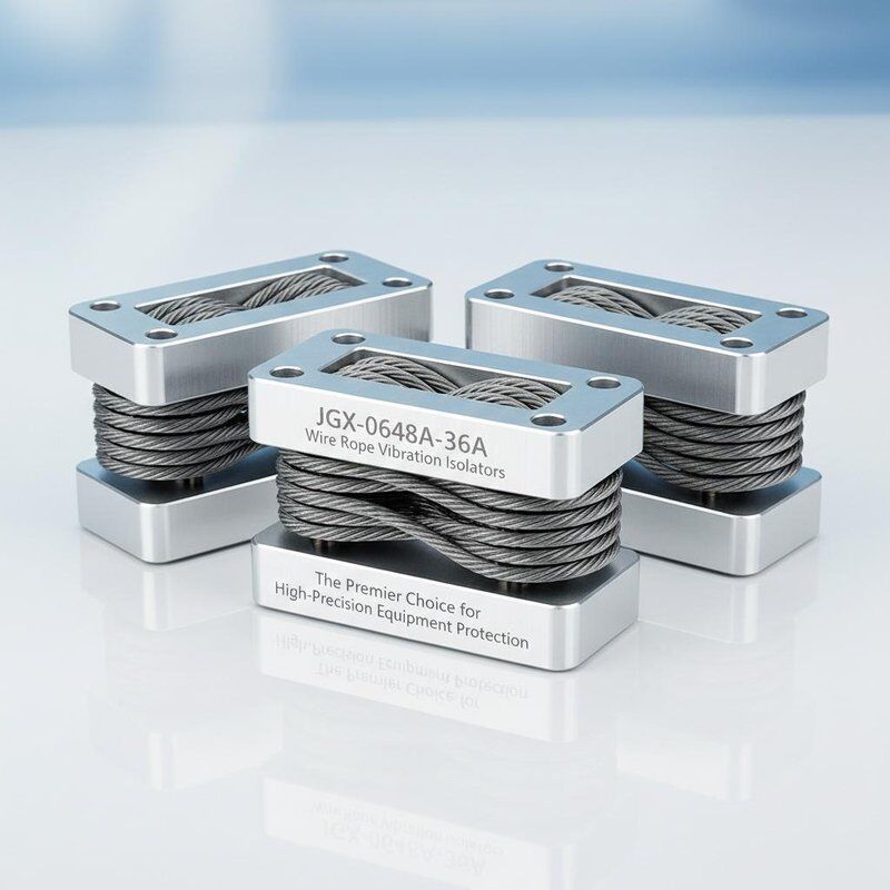 মাল্টি-ডিরেকশনাল ভাইব্রেশন সুরক্ষার জন্য ৫Hz থেকে ১০০Hz আইসোলেশন ফ্রিকোয়েন্সি সহ গ্যালভানাইজড স্টিল ওয়্যার রোপ ভাইব্রেশন আইসোলেটর