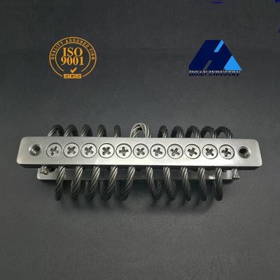 ভালো দাম 10 Loops Wire Rope Isolator 304 স্টেইনলেস স্টীল মেশিন আনুষাঙ্গিক কম্পন শক শোষণ অনলাইন