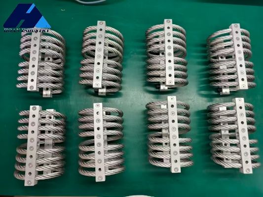 ভালো দাম স্টেইনলেস স্টীল তারের দড়ি আইসোলেটর 370 কেজি ম্যাক্স স্ট্যাটিক লোড সঙ্গে সামুদ্রিক শক এবং কম্পন ডিম্পিং জন্য অনলাইন
